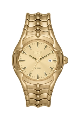 Reloj de cuarzo de acero Vert - Dorado - Diesel