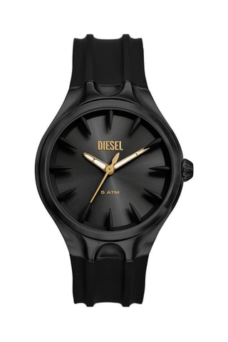 Reloj de cuarzo de silicona Streamline - Negro - Diesel