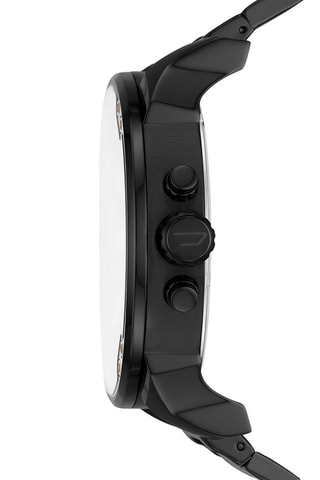 Reloj de cuarzo de silicona Mr. Daddy 2.0 - Cronógrafo - Negro - Diesel