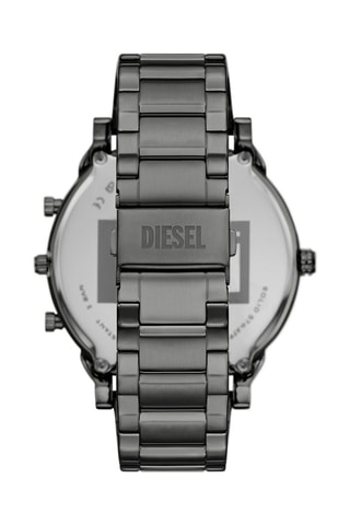 Reloj de cuarzo de acero Mr. Daddy Slim - Antracita - Diesel