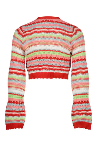 Gilet - Rouge et rose