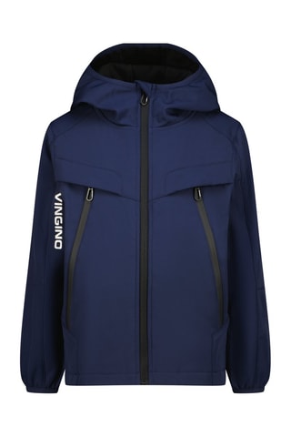 Veste à capuche - Blanc et bleu