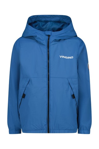Veste à  capuche - Blanc et bleu