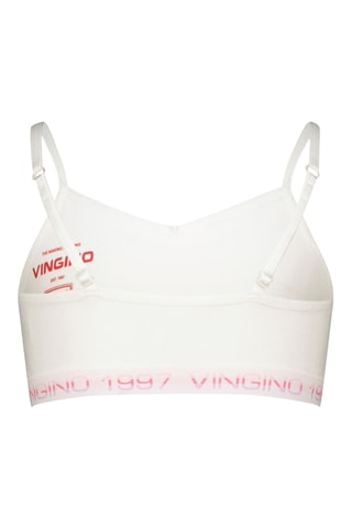 2 brassières en coton biologique - Noir et blanc