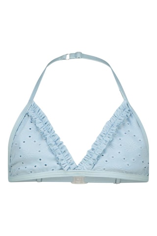 Maillot 2 pièces en broderie anglaise - Ciel