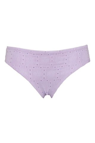 Maillot 2 pièces en broderie anglaise - Mauve