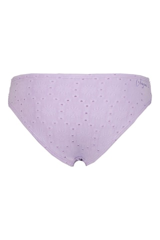 Maillot 2 pièces en broderie anglaise - Mauve