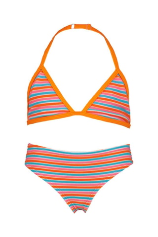Maillot 2 pièces - Rose et orange