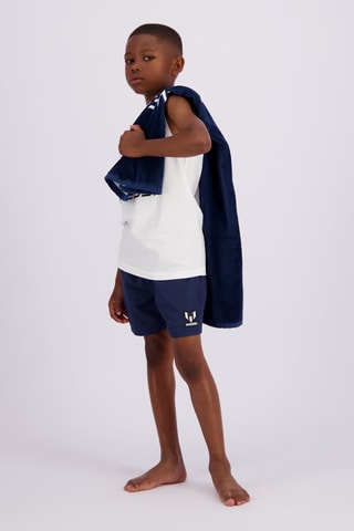 Serviette de plage Xen - Blanc et bleu