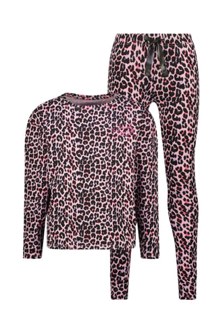 Pyjama en coton biologique - Rose