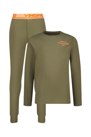 Pyjama en coton biologique - Kaki
