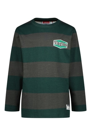 T-shirt - Vert chiné et gris foncé chiné