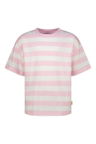T-shirt - Rose clair et blanc