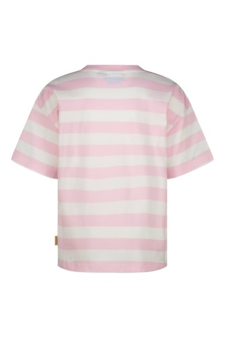 T-shirt - Rose clair et blanc