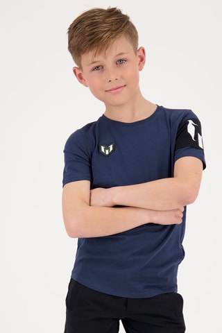 T-shirt Junin - Blanc, bleu et noir