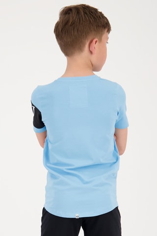 T-shirt Junin - Blanc, noir et bleu