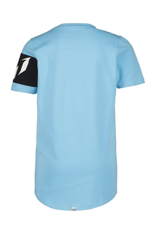 T-shirt Junin - Blanc, noir et bleu