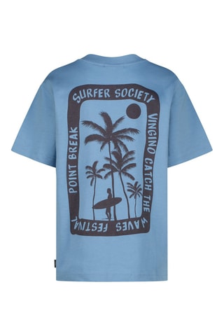 T-shirt - Noir et bleu