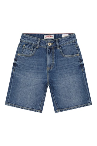 Short en jean - Ciel