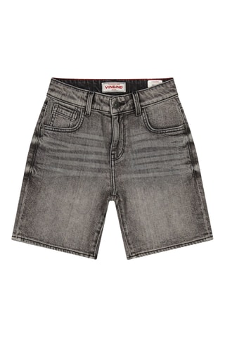 Short en jean - Gris