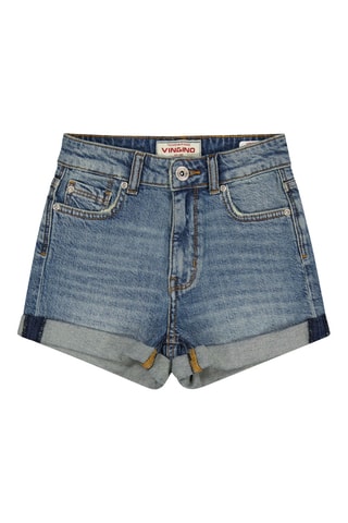 Short en jean - Bleu