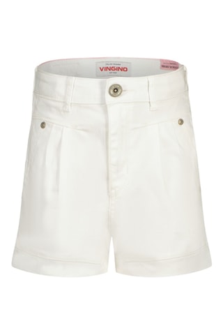 Short en jean - Blanc
