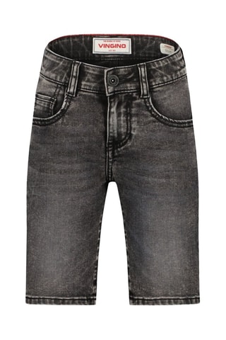 Short en jean - Gris