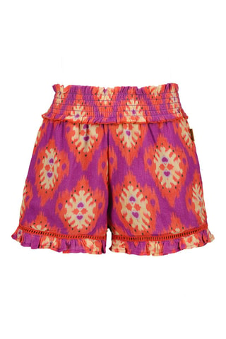 Short - Violet et orange