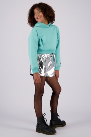 Short taille haute - Argenté