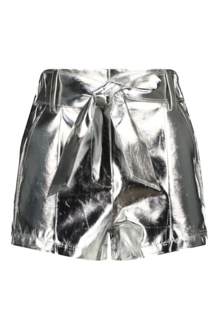 Short taille haute - Argenté