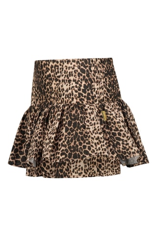 Jupe - Noir, beige et marron