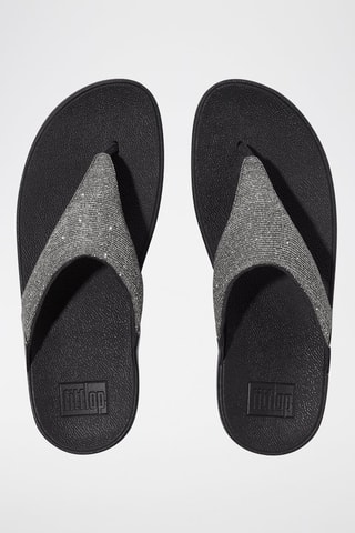 Slippers met Sleehak - Grijs
