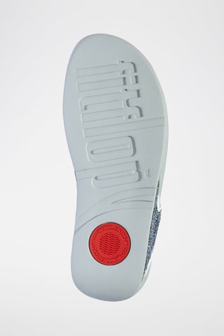 Slippers met Sleehak - Blauw