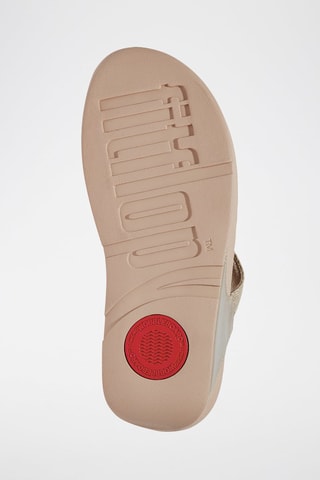 Slippers met Sleehak - Beige