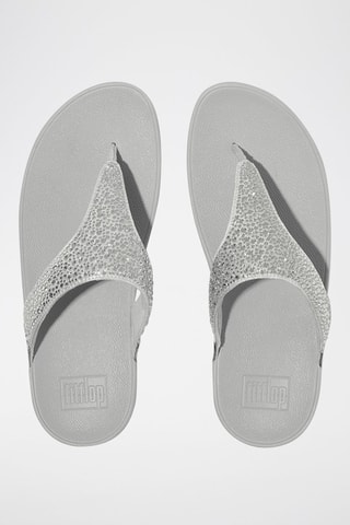 Slippers met Sleehak Lulu - Zilverkleurig
