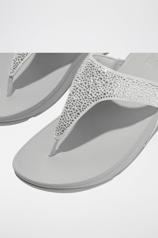 Slippers met Sleehak Lulu - Zilverkleurig