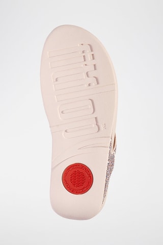 Slippers met Sleehak Lulu - Nude en roze