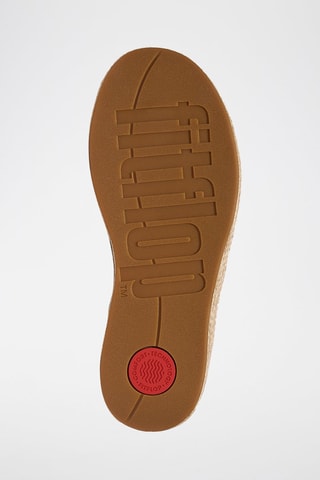 Leren Platform Sandalen - Zwart