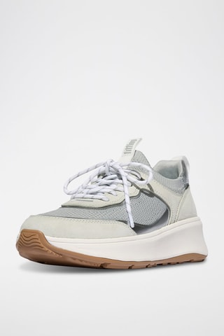 Nubuck Sneakers Microwobbleboard - Lichtgrijs