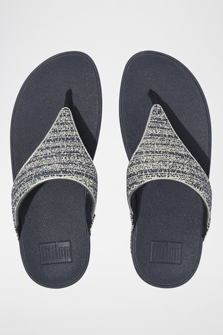 Sandalen met Sleehak Lulu Shimmerweave - Blauw