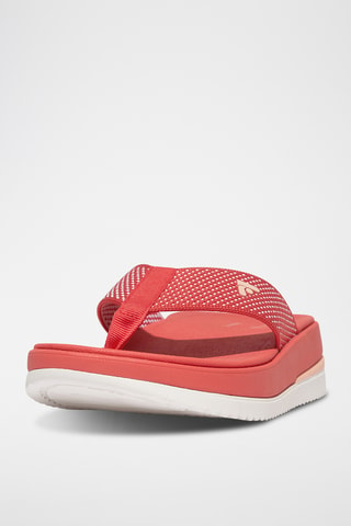 Slippers Surff Two-Tone - Rood en Wit