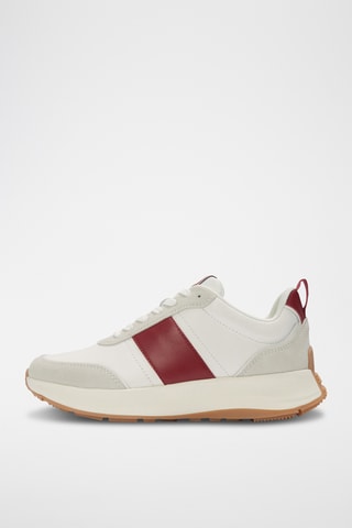 Leren Sneakers F-Mode Flow - Wit