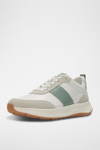 Leren Platform Sneakers F-mode Flow - Wit