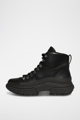 Leren Boots Wylder Lace Up - Zwart