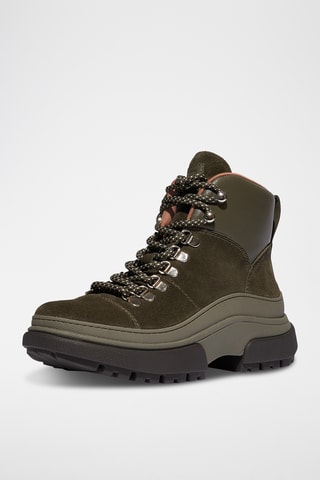 Leren Boots Wylder Lace Up - Kaki