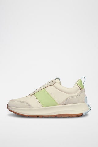 Nubuck Sneakers F-Mode Flow - Beige