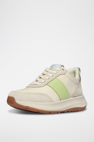 Nubuck Sneakers F-Mode Flow - Beige
