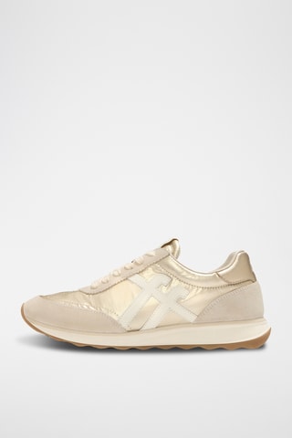 Leren Sneakers Retro-Q FF - Beige