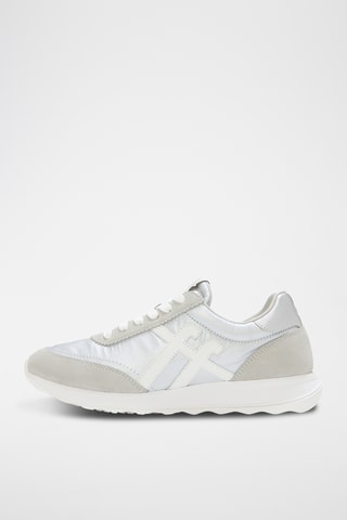 Nubuck Sneakers Retro-Q FF - Wit