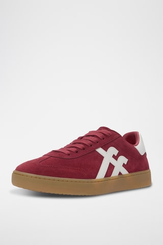 Leren Sneakers The Dash - Rood